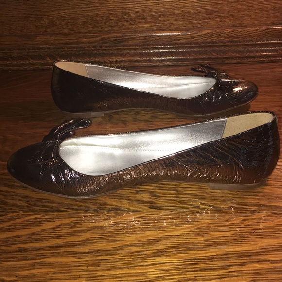 J Crew Pipa Mirror Ballet Flat Shoes - Picture 6 of 8